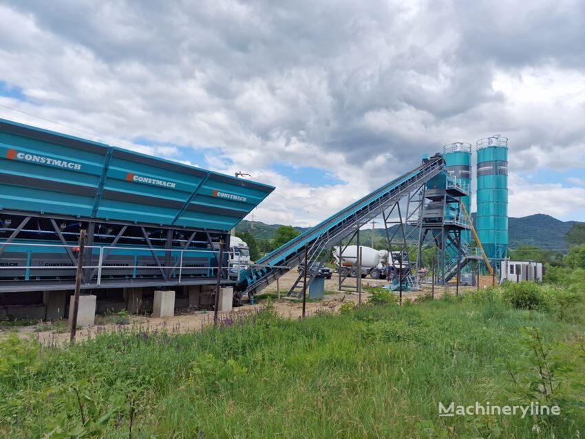 neue Constmach 100 m3 Fixed Concrete Batching Plant Manufacturing Betonmischanlage