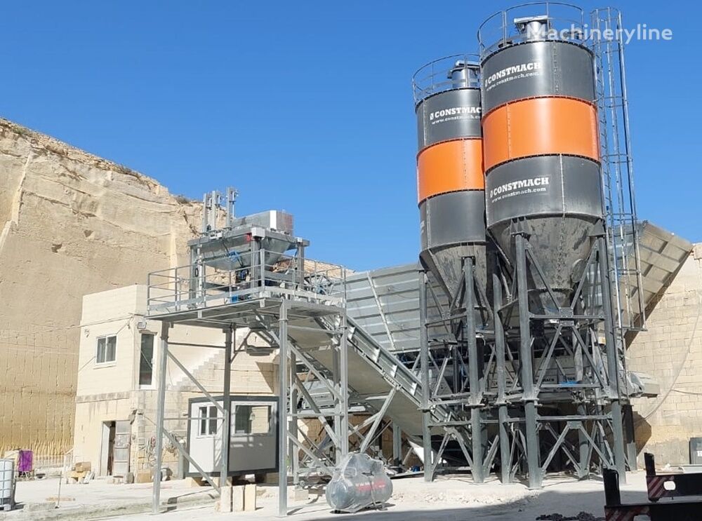 neue Constmach Drymix 100 Full Automatic Stationary & Dry Type Concrete Plant Betonmischanlage