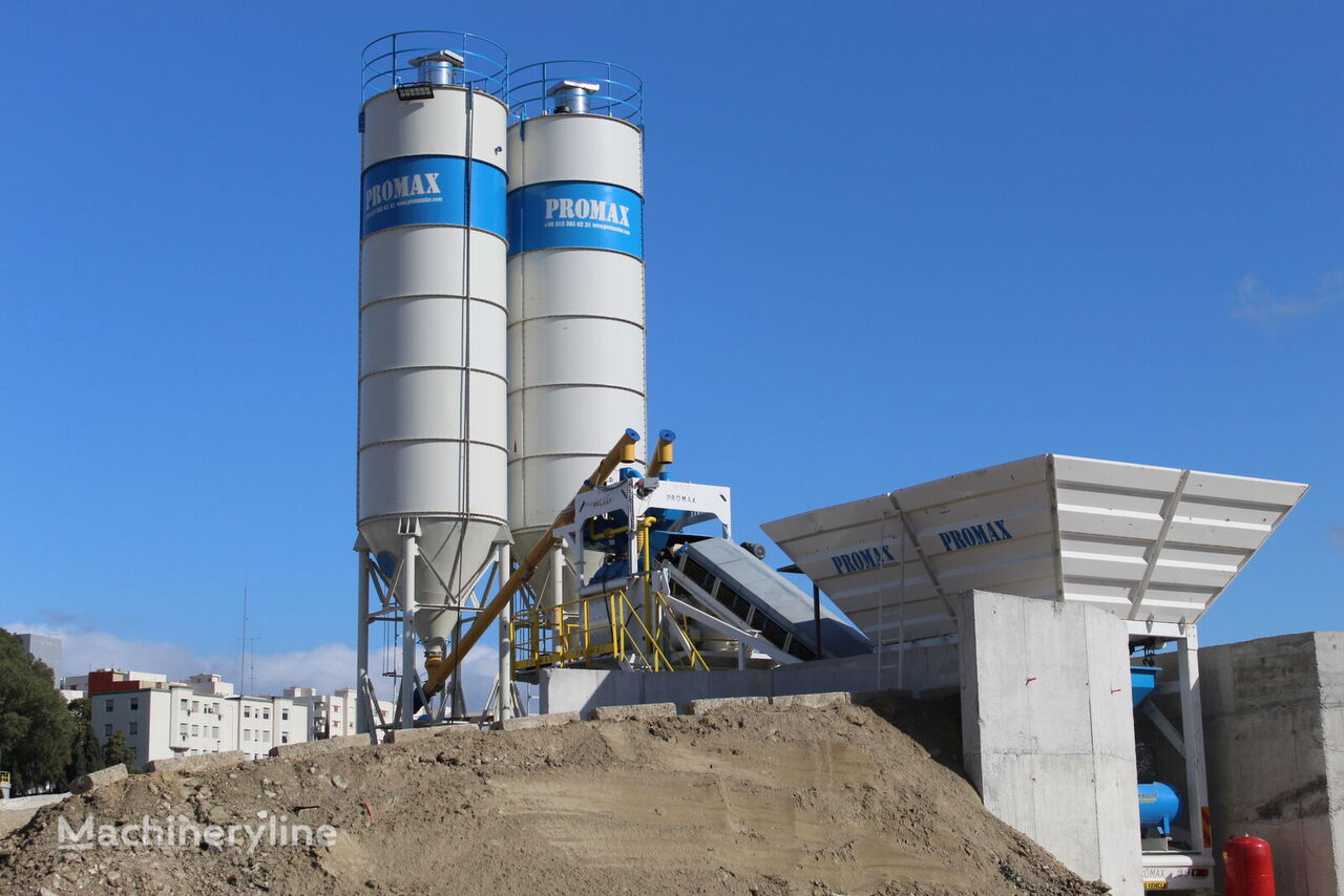 neue Promax Mobile Concrete Batching Plant M100-TWN (100m3/h) Betonmischanlage