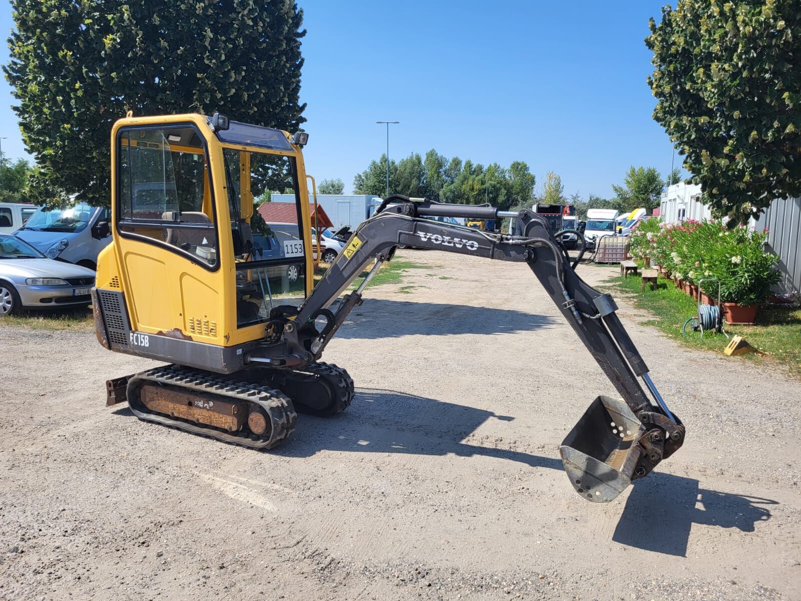 Volvo EC 15 B mini excavator - 5 equipments Minibagger