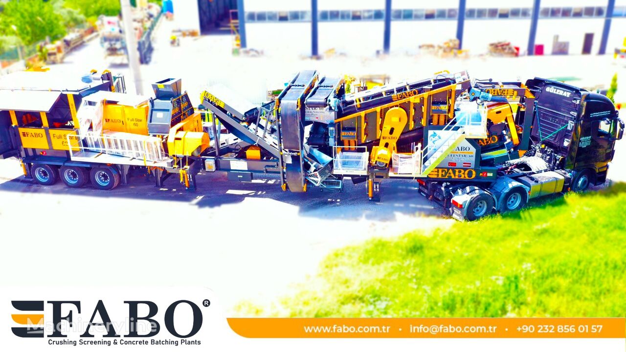 neue FABO FULLSTAR-60 Crushing, Washing & Screening Plant mobile Brecher