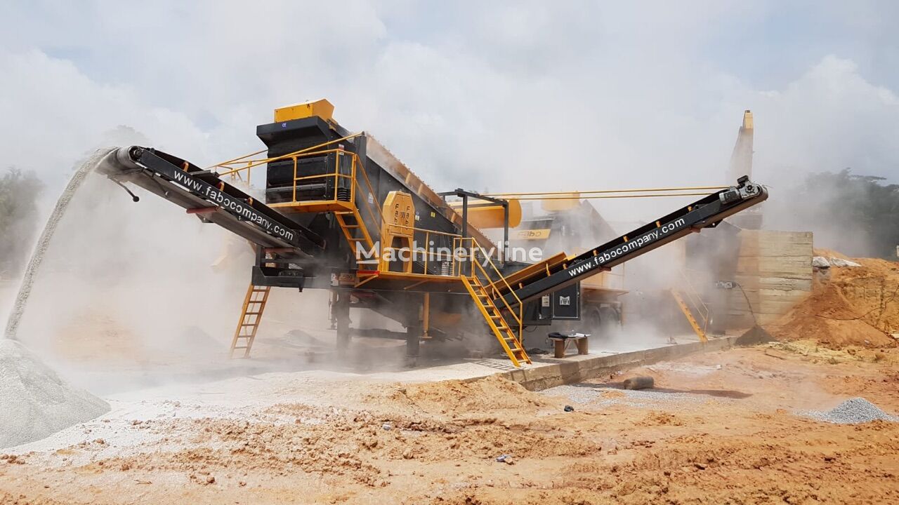 neue FABO MCK-90 MOBILE CRUSHING & SCREENING PLANT FOR HARDSTONE | STOCK mobile Brecher